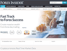 Tablet Screenshot of forexinsider.co.uk
